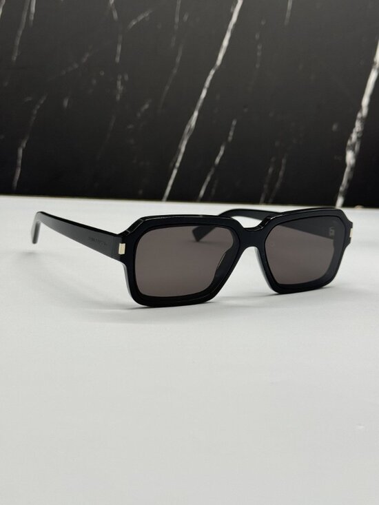 NEW SAINT LAURENT SL611 001 SUNGLASSES BLACK UNISEX EYEWEAR